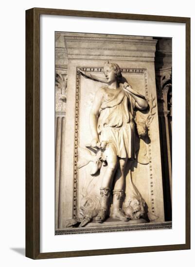 Statue of Artemis, Greek Goddess of Hunting-null-Framed Photographic Print