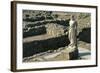 Statue of Asclepius, Ampurias, Greek City Founded in the 6th Century BC, Catalonia, Spain-null-Framed Giclee Print