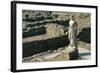 Statue of Asclepius, Ampurias, Greek City Founded in the 6th Century BC, Catalonia, Spain-null-Framed Giclee Print