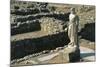 Statue of Asclepius, Ampurias, Greek City Founded in the 6th Century BC, Catalonia, Spain-null-Mounted Giclee Print