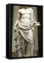 Statue of Asklepios, Greek God of Healing, Early 2nd Century-null-Framed Stretched Canvas