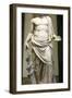 Statue of Asklepios, Greek God of Healing, Early 2nd Century-null-Framed Photographic Print