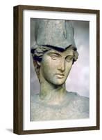Statue of Athena a la Ciste (Athena with a helmet). Artist: Cephisodotus-Cephisodotus-Framed Giclee Print