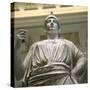 Statue of Athena, Goddess of Wisdom and Just War, and Patroness of Crafts, 2nd Century-null-Stretched Canvas