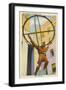 Statue of Atlas, New York City-null-Framed Art Print