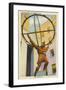 Statue of Atlas, New York City-null-Framed Art Print