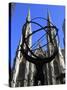 Statue of Atlas, Rockefeller Center, St. Patrick's Cathedral, Manhattan, New York City-null-Stretched Canvas