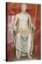 Statue of Augustus as Jupiter, First Half of 1st Century Bc-null-Stretched Canvas