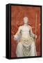 Statue of Augustus as Jupiter, First Half of 1st Century Bc-null-Framed Stretched Canvas