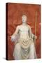 Statue of Augustus as Jupiter, First Half of 1st Century Bc-null-Stretched Canvas