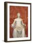 Statue of Augustus as Jupiter, First Half of 1st Century Bc-null-Framed Photographic Print