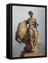 Statue of Aura on Horseback from Temple of Asclepius in Epidaurus-null-Framed Stretched Canvas