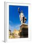 Statue of Autumn, Ponte Santa Trinita, Florence (Firenze), Tuscany, Italy, Europe-Nico Tondini-Framed Photographic Print