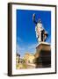 Statue of Autumn, Ponte Santa Trinita, Florence (Firenze), Tuscany, Italy, Europe-Nico Tondini-Framed Photographic Print