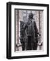 Statue of Bach, Leipzig, Saxony, Germany, Europe-Michael Snell-Framed Photographic Print