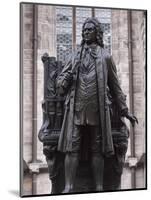 Statue of Bach, Leipzig, Saxony, Germany, Europe-Michael Snell-Mounted Photographic Print