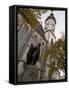 Statue of Bach, Thomaskirche, Leipzig, Saxony, Germany, Europe-Michael Snell-Framed Stretched Canvas