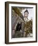 Statue of Bach, Thomaskirche, Leipzig, Saxony, Germany, Europe-Michael Snell-Framed Photographic Print