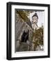 Statue of Bach, Thomaskirche, Leipzig, Saxony, Germany, Europe-Michael Snell-Framed Photographic Print