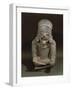 Statue of Bahia, High Priest or Shaman, from Manabi, Ecuador, Pre-Columbian Civilization-null-Framed Giclee Print