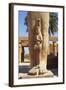 Statue of Bant Anta and Ramses Ii, Temple of Karnak, Luxor, Egypt-Ken Gillham-Framed Photographic Print
