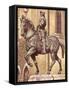 Statue of Bartolommeo Colleoni-null-Framed Stretched Canvas