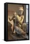 Statue of Bathing Aphrodite and Eros-null-Framed Stretched Canvas