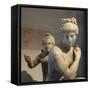 Statue of Bathing Aphrodite and Eros-null-Framed Stretched Canvas