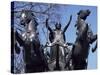 Statue of Boadicea, Westminster, London, England, United Kingdom-Walter Rawlings-Stretched Canvas