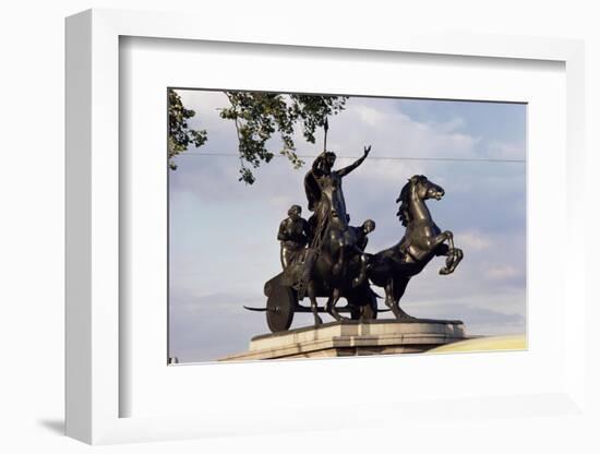 Statue of Boadicea, Westminster, London, England, United Kingdom-Walter Rawlings-Framed Photographic Print