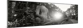 Statue of Buddha at Sunset, Sukhothai Historical Park, Sukhothai, Thailand-null-Mounted Photographic Print