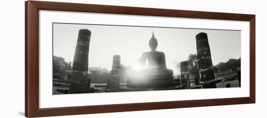 Statue of Buddha at Sunset, Sukhothai Historical Park, Sukhothai, Thailand-null-Framed Photographic Print