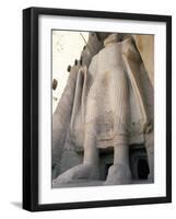 Statue of Buddha, Since Destroyed by the Taliban, Bamiyan-Ian Griffiths-Framed Photographic Print