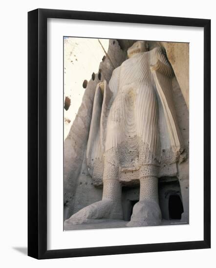 Statue of Buddha, Since Destroyed by the Taliban, Bamiyan-Ian Griffiths-Framed Photographic Print