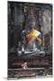 Statue of Buddha, Wat Mahathat, Ayutthaya (Unesco World Heritage List, 1991), Bangkok, Thailand-null-Mounted Giclee Print