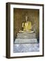 Statue of Buddha, Wat Pho, Bangkok, Thailand, 19th Century-null-Framed Premium Giclee Print