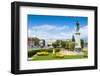 Statue of C. Y. O'Connor in the Port of Fremantle, Western Australia, Australia, Pacific-Michael Runkel-Framed Photographic Print