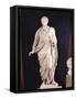 Statue of Caesar Augustus (63 BC-14 AD) from Velletri, 1st-2nd Century AD-null-Framed Stretched Canvas