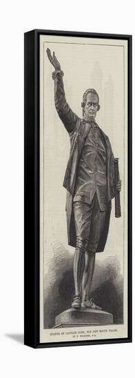 Statue of Captain Cook, for New South Wales-null-Framed Stretched Canvas