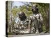 Statue of Carruas Indians, Montevideo, Uruguay, South America-Robert Harding-Stretched Canvas