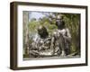 Statue of Carruas Indians, Montevideo, Uruguay, South America-Robert Harding-Framed Photographic Print