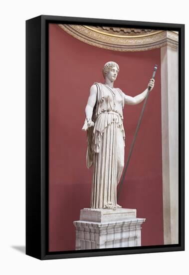 Statue of Ceres, Second Century AD, Vatican Museums, Rome, Italy-null-Framed Stretched Canvas
