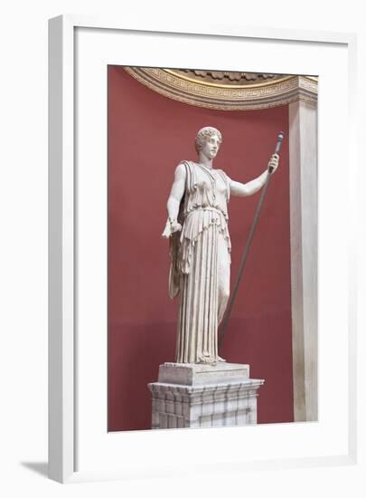 Statue of Ceres, Second Century AD, Vatican Museums, Rome, Italy-null-Framed Giclee Print