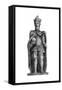 Statue of Charlemagne (712-81), St Julien Le Pauvre, Paris, 11th-12th Century-null-Framed Stretched Canvas