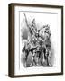 Statue of Charlemagne, King of the Franks and Holy Roman Emperor, 1882-1884-E Bocourt-Framed Giclee Print