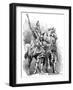 Statue of Charlemagne, King of the Franks and Holy Roman Emperor, 1882-1884-E Bocourt-Framed Giclee Print