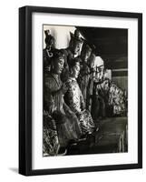 Statue of Chinese Gods at Temple-null-Framed Photographic Print