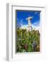 Statue of Christ at Ponta do Garajau near Canico, Madeira Island, Portugal-null-Framed Art Print