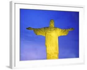 Statue of Christ, Rio de Janeiro, Brazil-Gavin Hellier-Framed Photographic Print