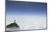 Statue of Christ the Redeemer Above the Clouds, Corcovado, Rio De Janeiro, Brazil, South America-Angelo Cavalli-Mounted Photographic Print